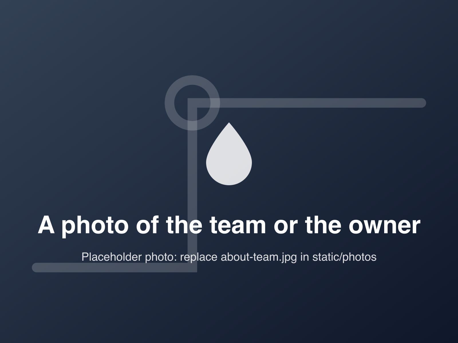 Placeholder photo of the team
